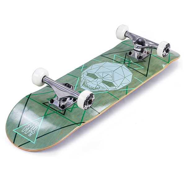 Enuff Geo Skull (Green) Skateboard 