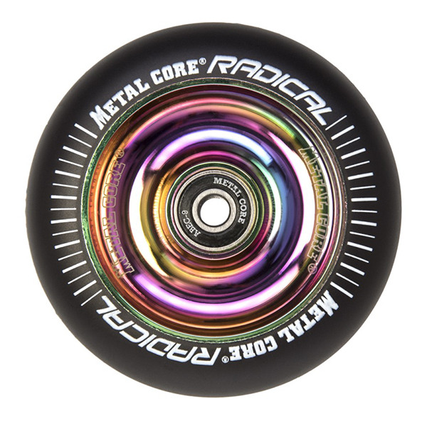 Radical Metal Core 100mm Rainbow riteņis 