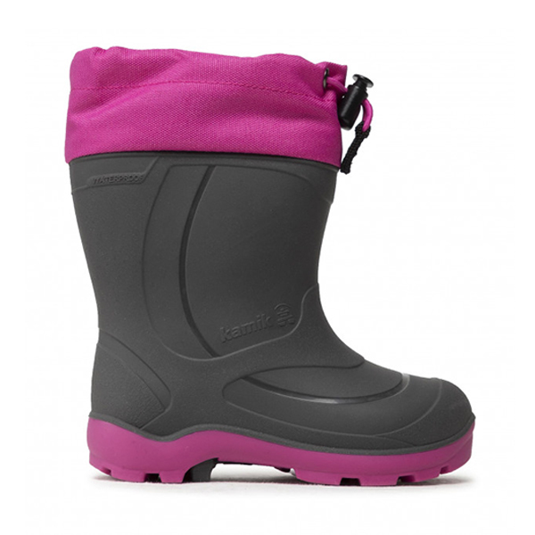 Kamik Snowbuster 1Y 33-34 CharcoalMagenta