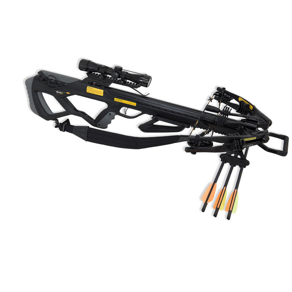 GUILLOTINE-M+ BLACK 370fps arbalets ar aksesuāriem
