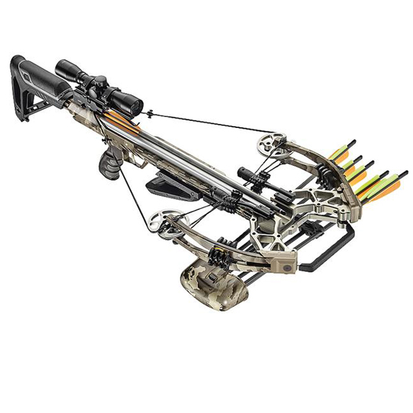 ACCELERATOR 410+ CAMO 400fps crossbow with accessories 