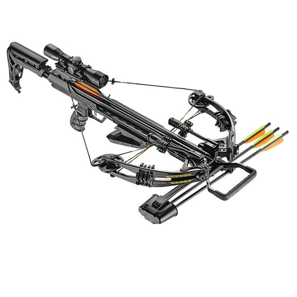 ACCELERATOR 370+ BLACK 390fps crossbow with accessories 