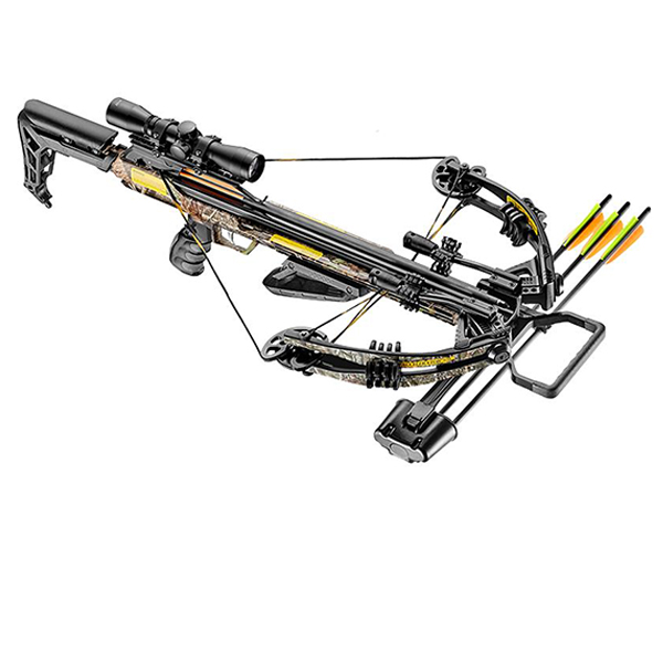 ACCELERATOR 370+ CAMO 370fps crossbow with accessories 