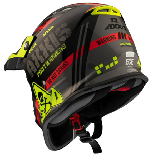 MX-KIDS WOLVERINE (L) B5 BlackRed ķivere 