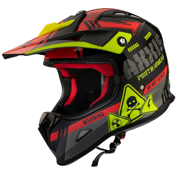 MX-KIDS WOLVERINE (L) B5 BlackRed ķivere 
