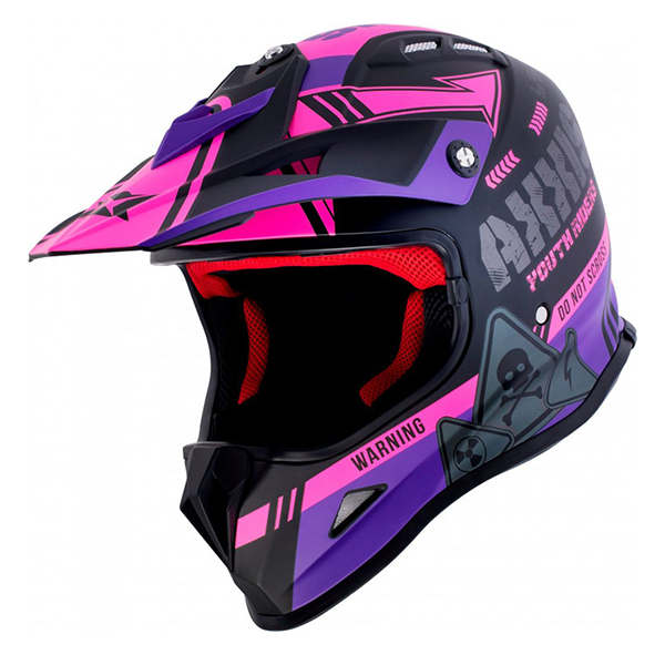 MX-KIDS WOLVERINE (L) B8 PinkViolMat ķivere